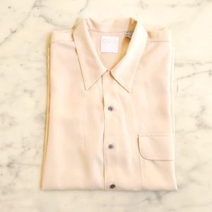 NWOT. Vintage COSI Men's 100% Rayon Short Sleeve Button-Down Shirt.